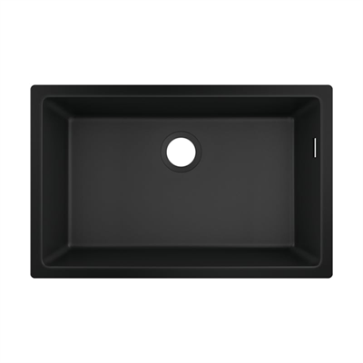 S510-U660 TEZGAH ALTI GRANİT EVİYE 660 - G.SİYAH