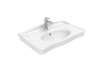 ANTİK ETAJERLİ LAVABO 80 CM - BEYAZ