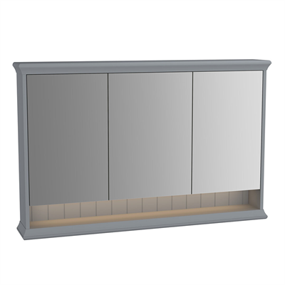 VALARTE DOLAPLI AYNA, 120 CM, MAT GRİ
