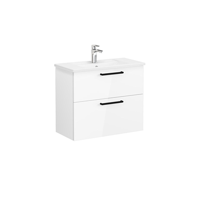 ROOT LAVABO DOLABI ÇİFT ÇEKM. DAR 80CM P.BEYAZ