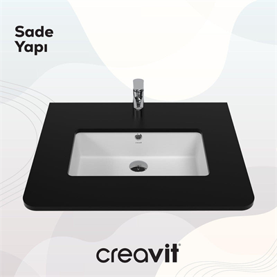 TEZGAHALTI LAVABO 38-51 CM BEYAZ