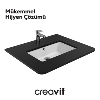 TEZGAHALTI LAVABO 38-51 CM BEYAZ