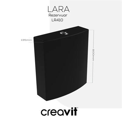LARA REZERVUAR SİYAH MAT