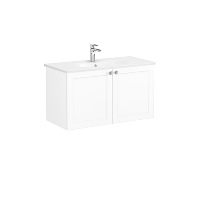 ROOT CLASSİC LAVABO DOLABI KAPAKLI 100CM M.BEYAZ