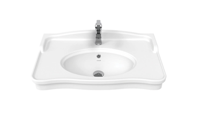 ANTİK ETAJERLİ LAVABO 80 CM - BEYAZ