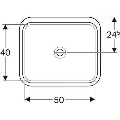 VARİFORM TEZGAHALTI LAVABO DİKDÖRTGEN 35-50 CM