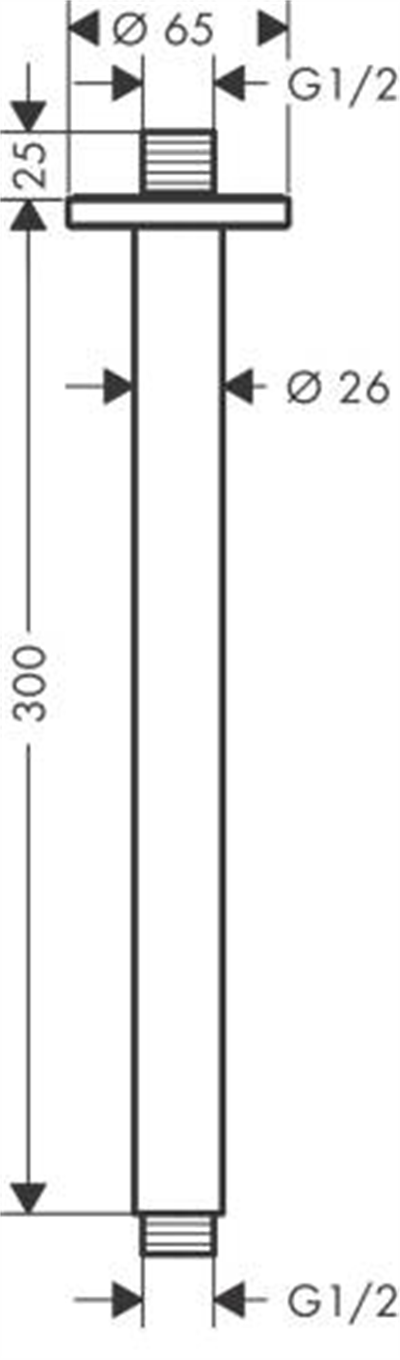 TAVAN BAĞLANTISI 30 CM