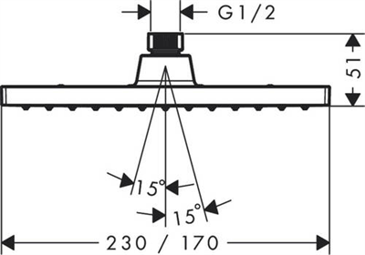 TEPE DUŞU SHOWER 230 1JET