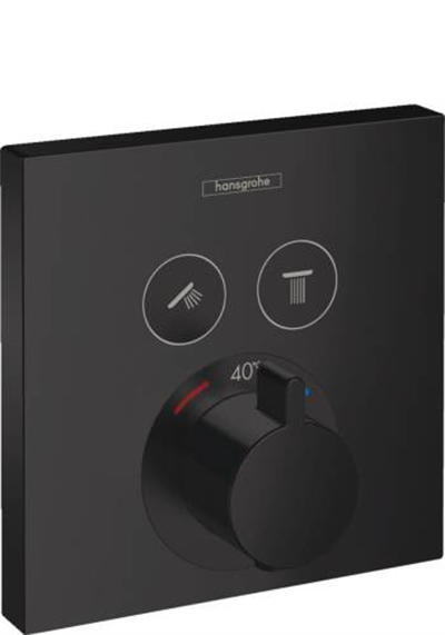 SHOWERSELECT 2 ÇIKIŞ TER.ANK.BATARYA SATİN SİYAH
