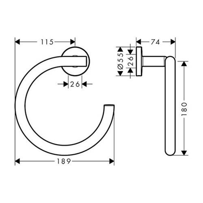 LOGİS UNİVERSAL HALKA HAVLULUK KROM 