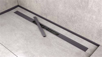 RİVER DUŞ KANALI 60CM MAT YANDAN Ç. TITANIUM SİYAH