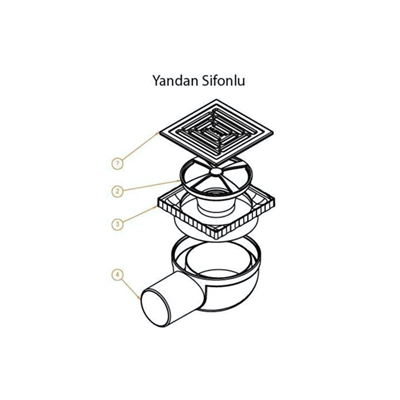 10-10 MASTER X YALITIMLI SİFON MAT ANTRASİT YNDN