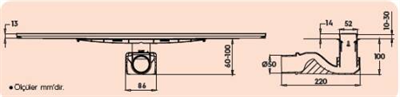 GALATA A DUŞ KANALI YANDAN Ç. M.SİYAH 60 cm