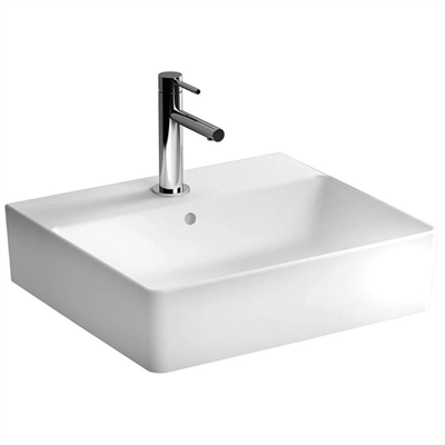 NUO DİKDÖRTGEN LAVABO, 50CMORTA ARM.DELİKLİ,BE