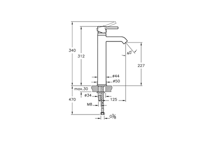 MINIMAX S LAVABO BATARYASI (YÜKSEK)