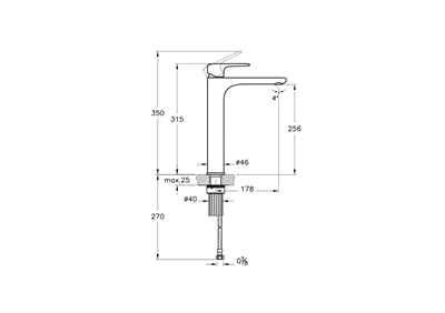 ROOT ROUND LAVABO BATARYASI (ÇANAK)