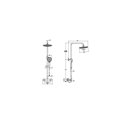 DUŞ KOLON AQUAHEAT BLİSS 240 2F DUŞ SİSTEMİ