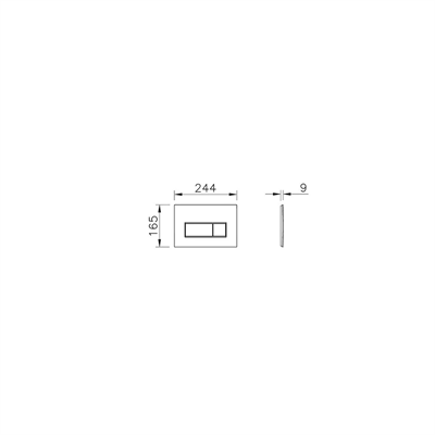 ROOT SQUARE KUMANDA PANELİ - BEYAZ