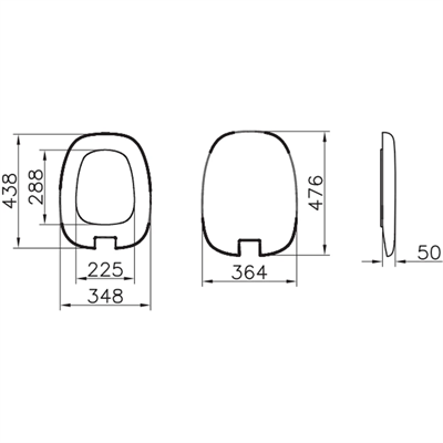 VİT PLURAL KLOZET KAP.DUROPLASTKROM RENK MAT BEYAZ