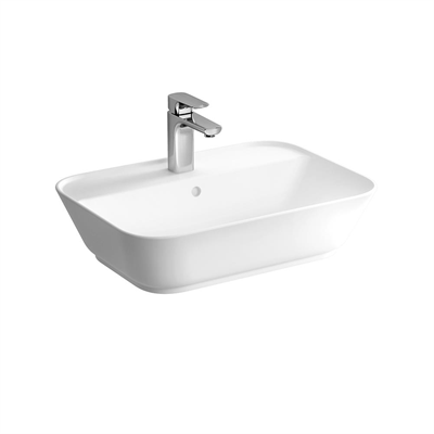 GEO DİKDÖRTGEN ÇANAK LAVABO, 60 CM BEYAZ- 03