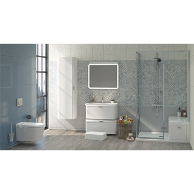 NEST TRENDY LAVABO DOLABI 80CM 2 ÇEKMECELİ P.BEYAZ