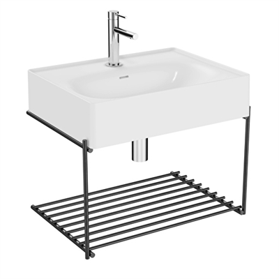 VİT EQUAL LAVABO ÜNİTESİ, 60CM, RAFLI