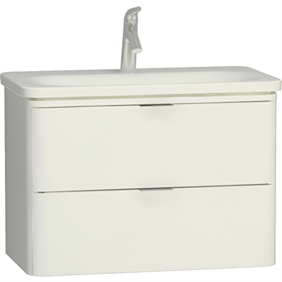 NEST TRENDY LAVABO DOLABI 80CM 2 ÇEKMECELİ P.BEYAZ