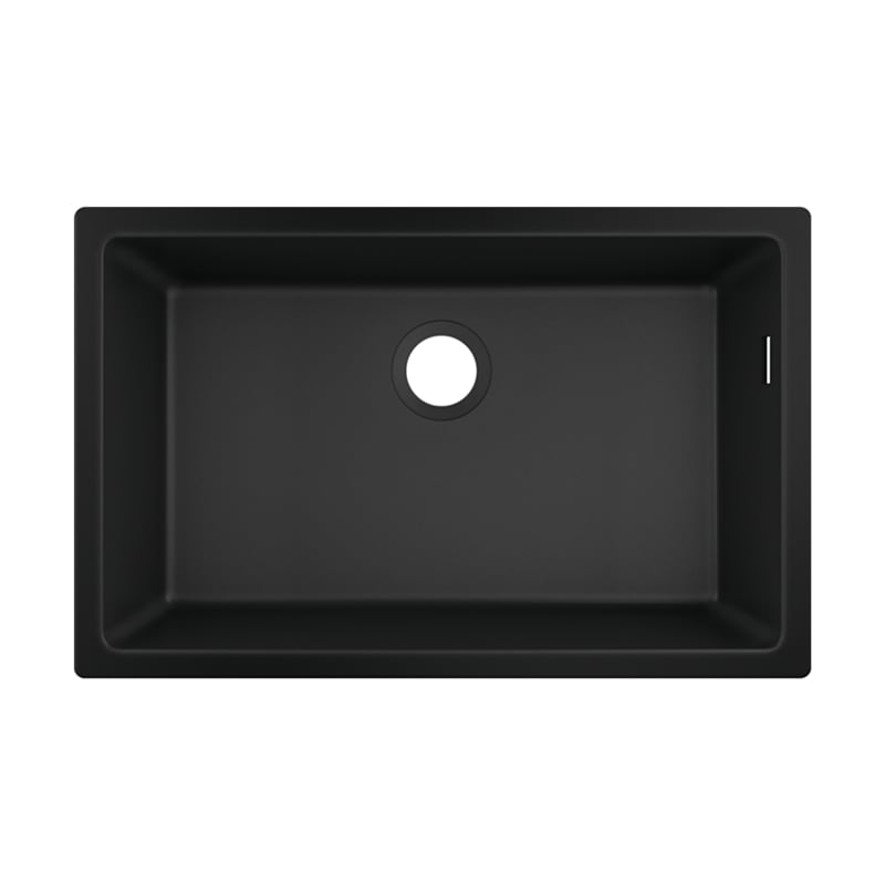 S510-U660 TEZGAH ALTI GRANİT EVİYE 660 - G.SİYAH