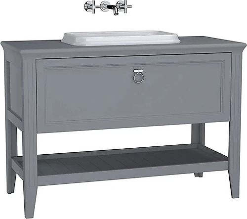 VALARTE LAVABO DOLABI 120 CM MAT GRİ