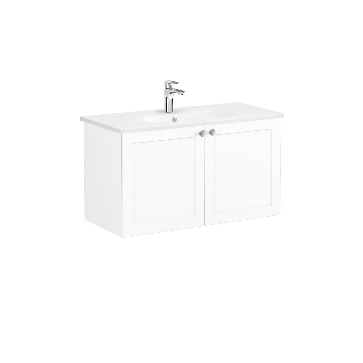 ROOT CLASSİC LAVABO DOLABI KAPAKLI 100CM M.BEYAZ