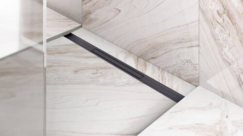 RİVER DUŞ KANALI 60CM MAT YANDAN Ç. TITANIUM SİYAH