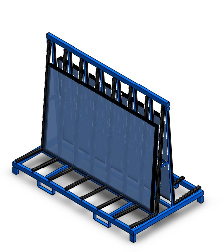 SANDIK A TİPİ METAL PALET 120-240 CM