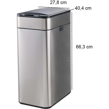 MASE MODE SENSÖRLÜ OZON ÇÖP KOVASI KROM 60L
