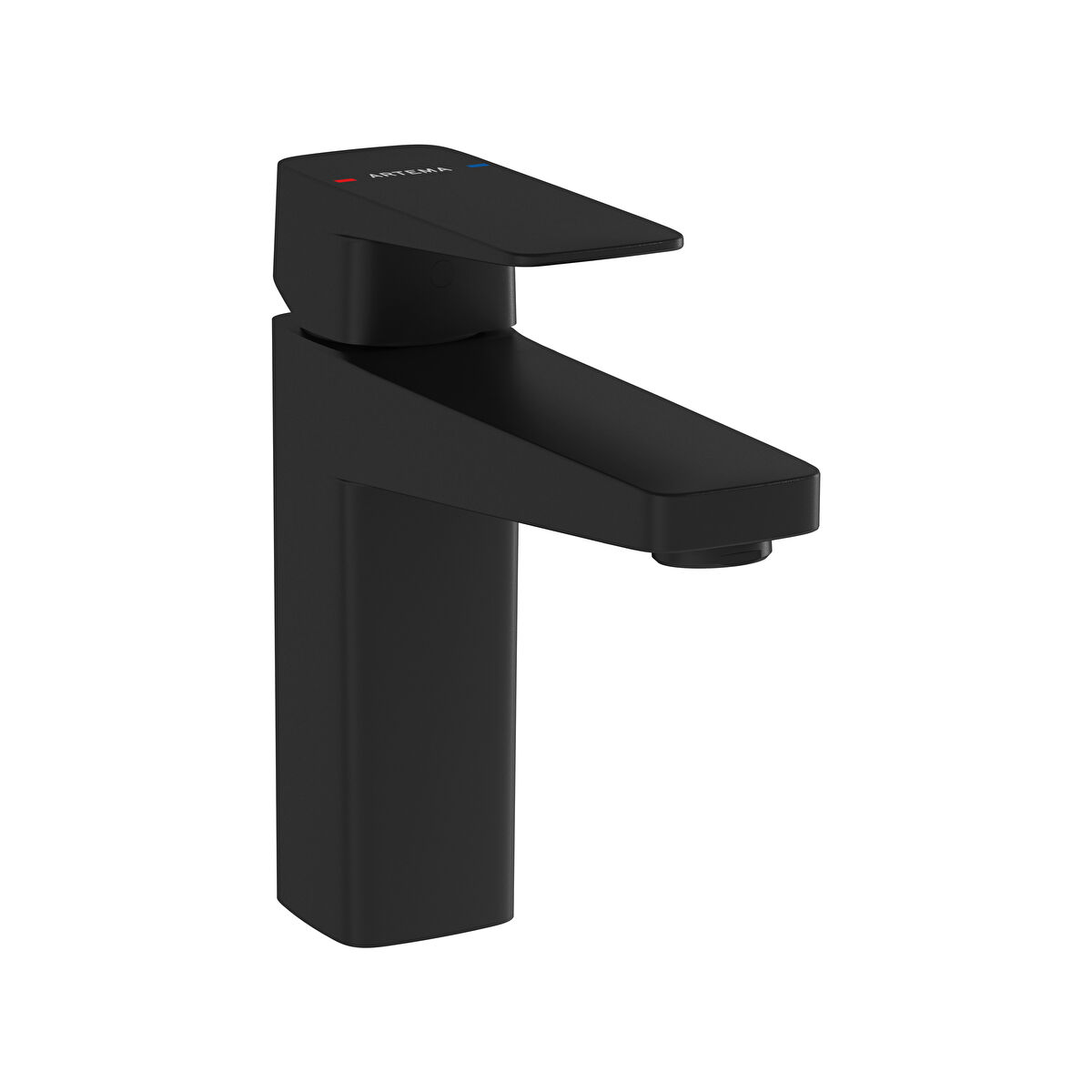 ROOT SQUARE LAVABO BATARYASI MAT SİYAH(YÜKSEK)