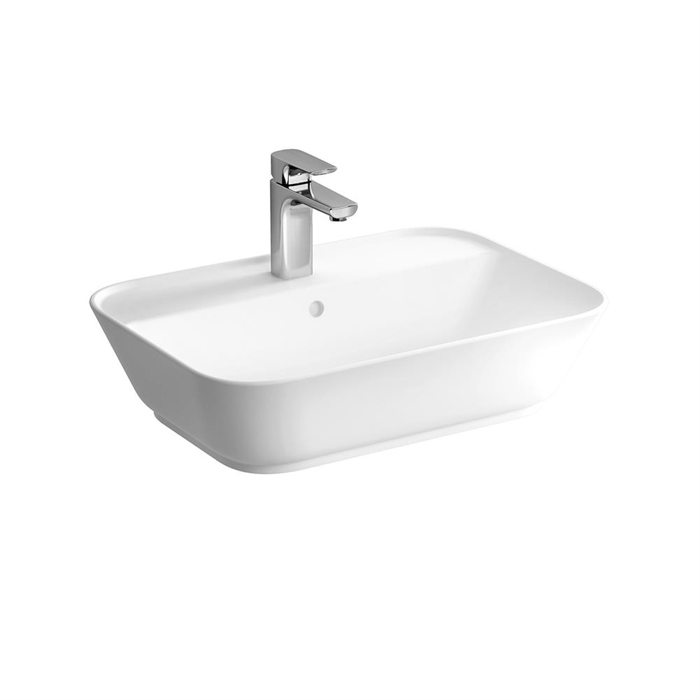 GEO DİKDÖRTGEN ÇANAK LAVABO, 60 CM BEYAZ- 03