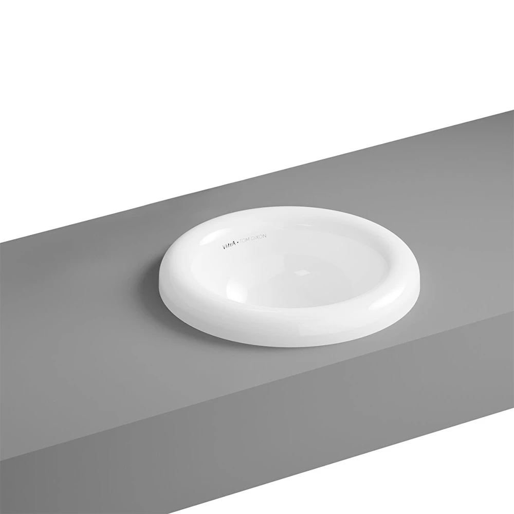 TEZGAHÜSTÜ LAVABO 40 CMARMATÜR DELİKSİZ