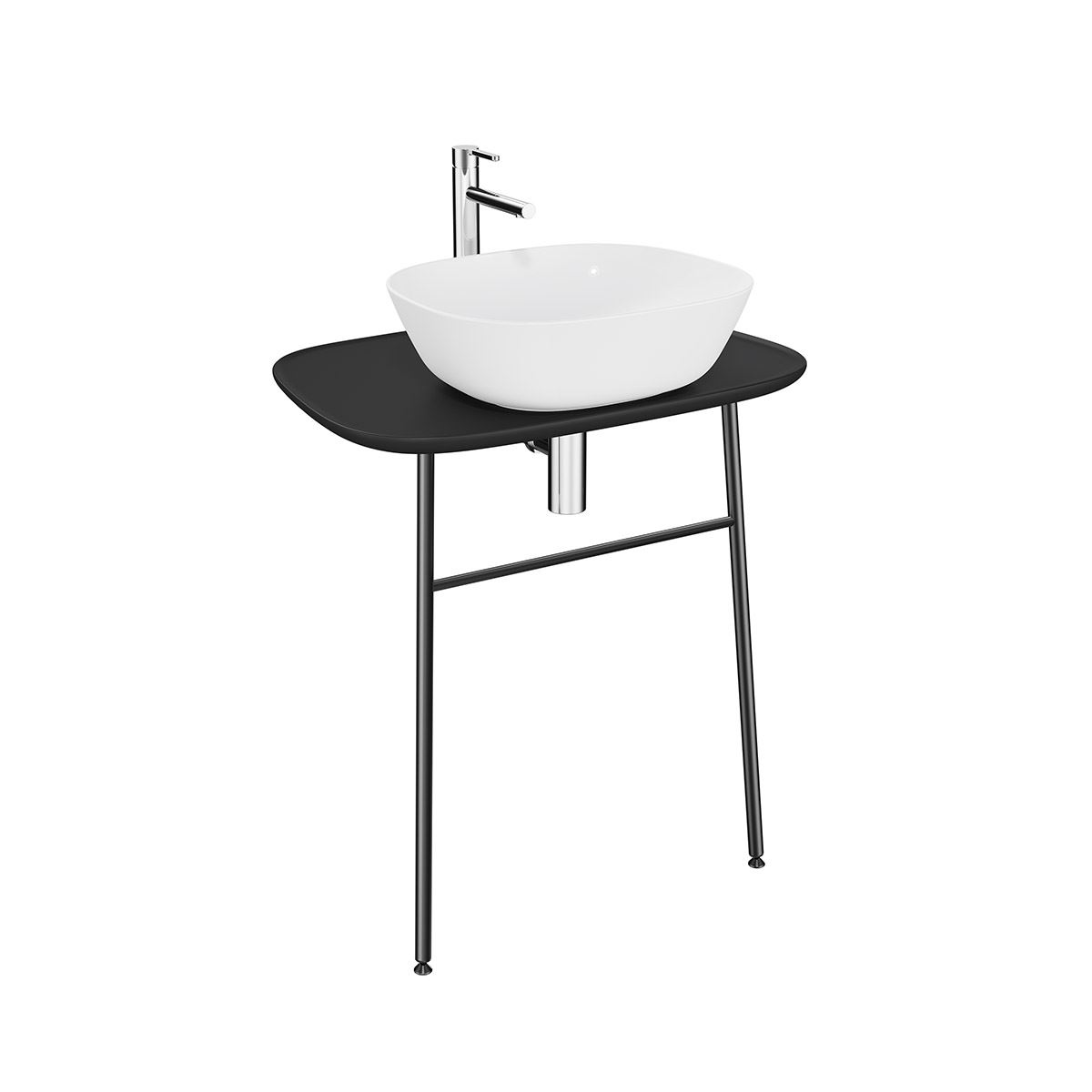 PLURAL LAVABO ÜNİTESİ 70 CM ASMA YÜKSEK MAT BEYAZ