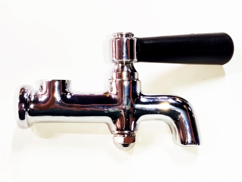 12x1mm Rear-Thread Metal Samovar Tap – Twist Handle with Indicator – Compatible with Tea Boilers