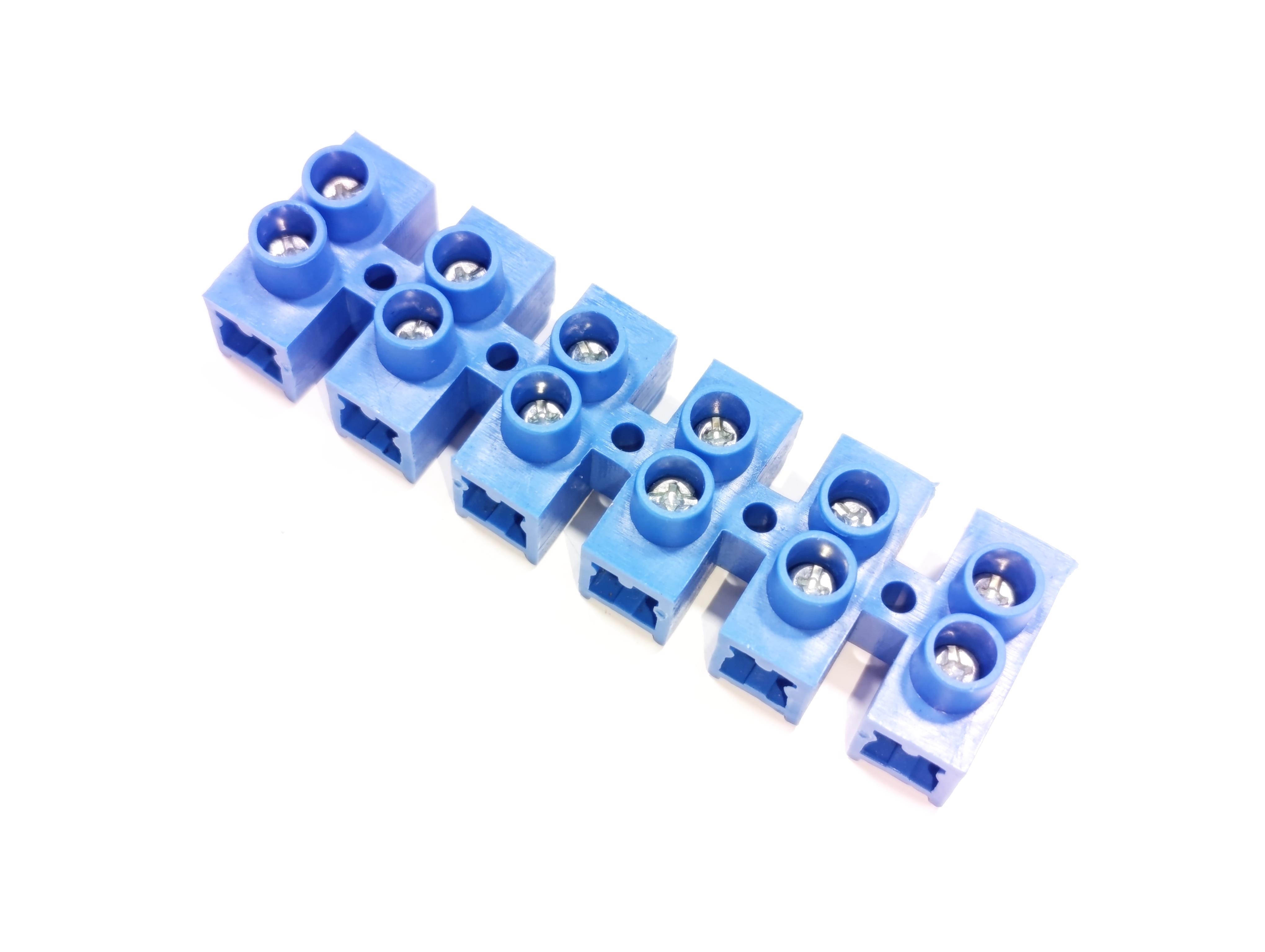 05.Terminals4 No Plastic Terminal Block Blue Color4 No Plastic Terminal Block Blue Color