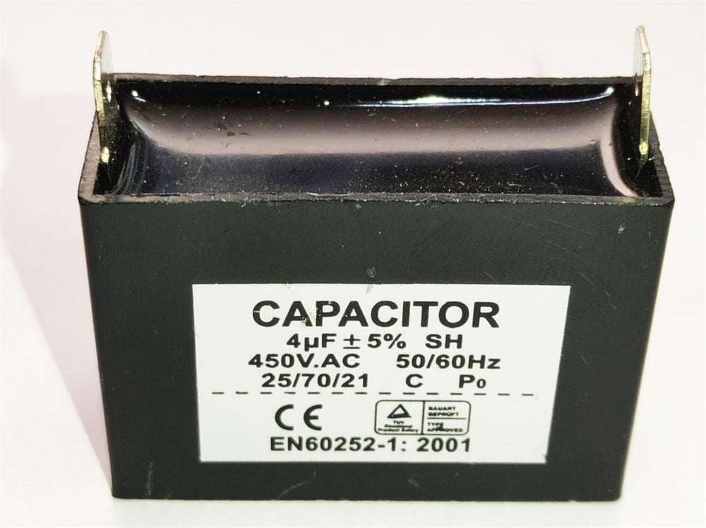 4µF 450V AC Fan and Air Conditioner Square Capacitor