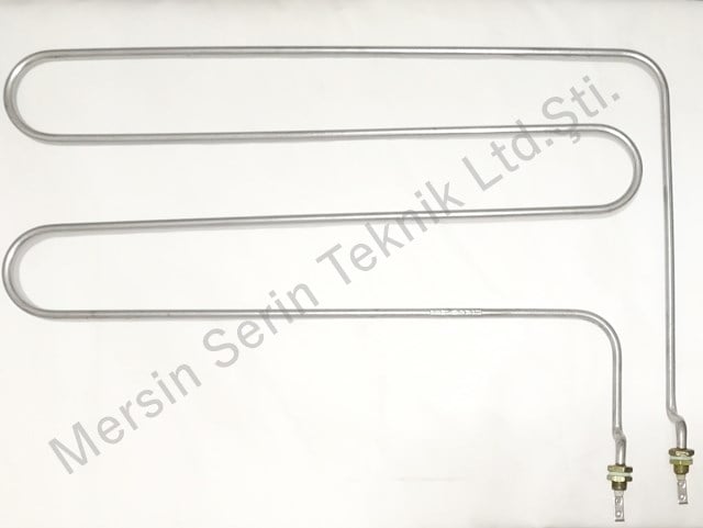 57.5cm F-Type Corrugated 230V 3000W Industrial Bain-Marie Heater Heating Elements Resistance