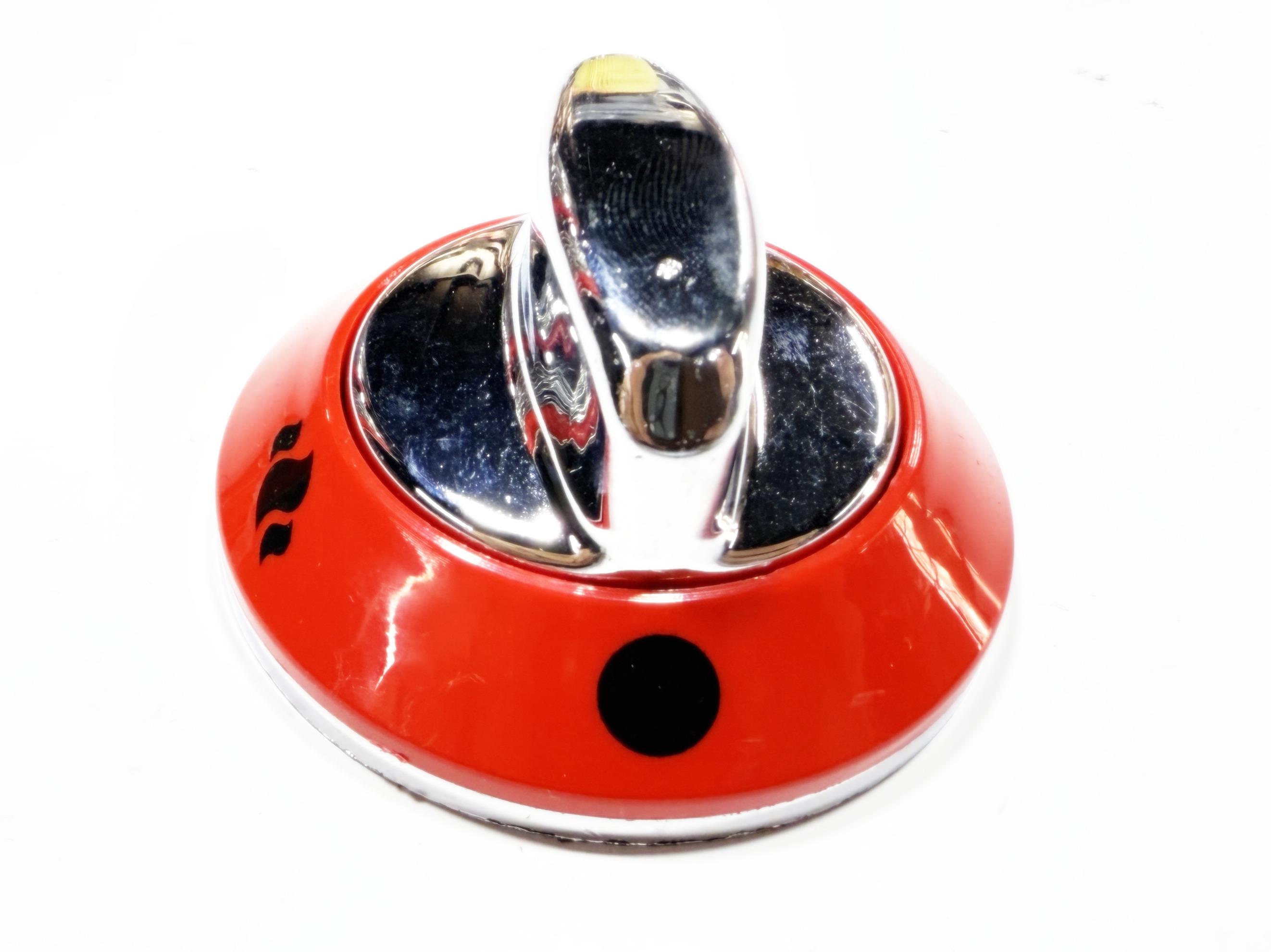 14.Horeca ButtonsHeat Control Knob – Compatible with 6mm, 8mm & E.C.A. Valves | Red / Nickel-Plated | Horeca TypeHeat Control Knob – Compatible with 6mm, 8mm & E.C.A. Valves | Red / Nickel-Plated | Horeca Type