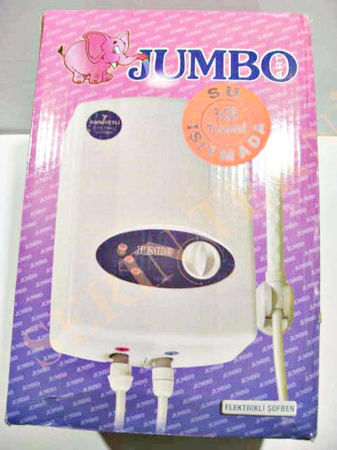 Jumbo Elektrikli Şofben Ani Su Isıtıcısı