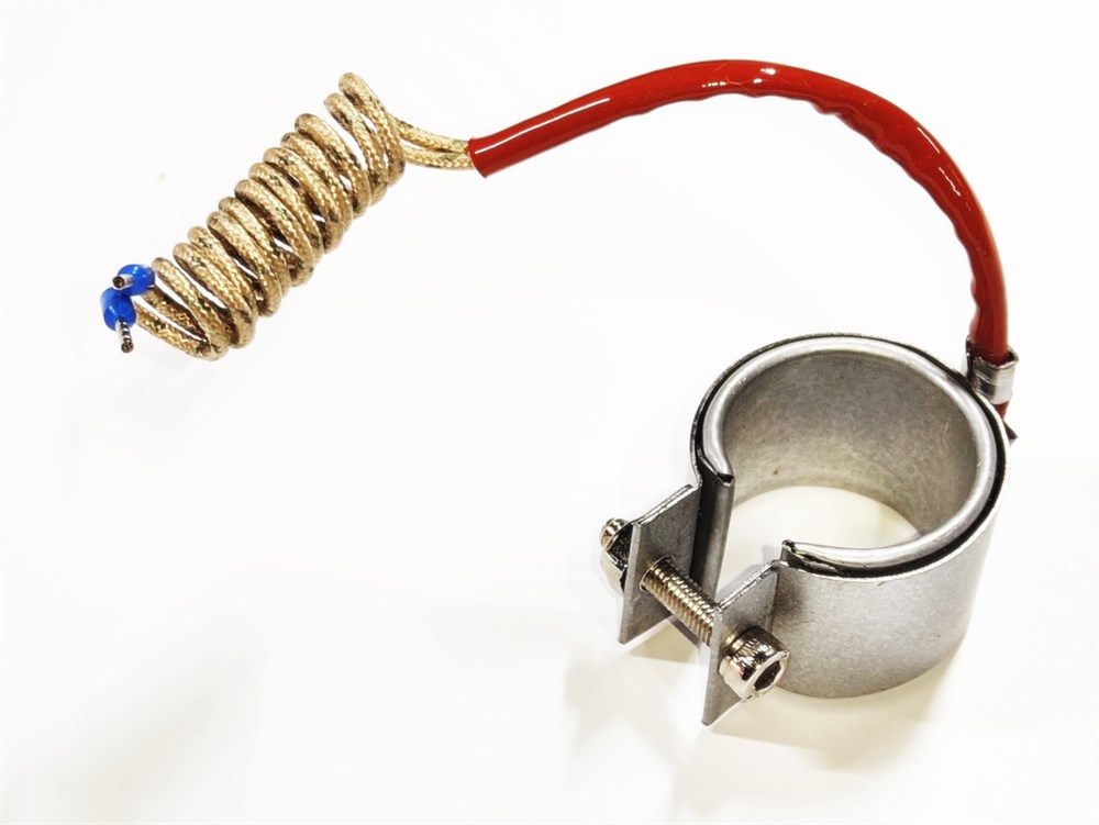 Clamp Nozzle Heater Heating Element 30mm Diameter 30mm Length 150W 230V with Armored Cable