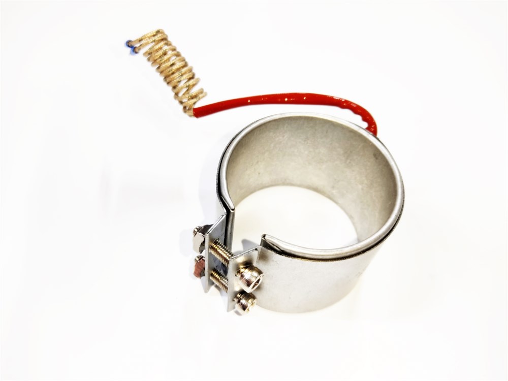Clamp Nozzle Heater Heating Element 60mm Diameter - 50mm Length - 475W - 220V Armored Cable