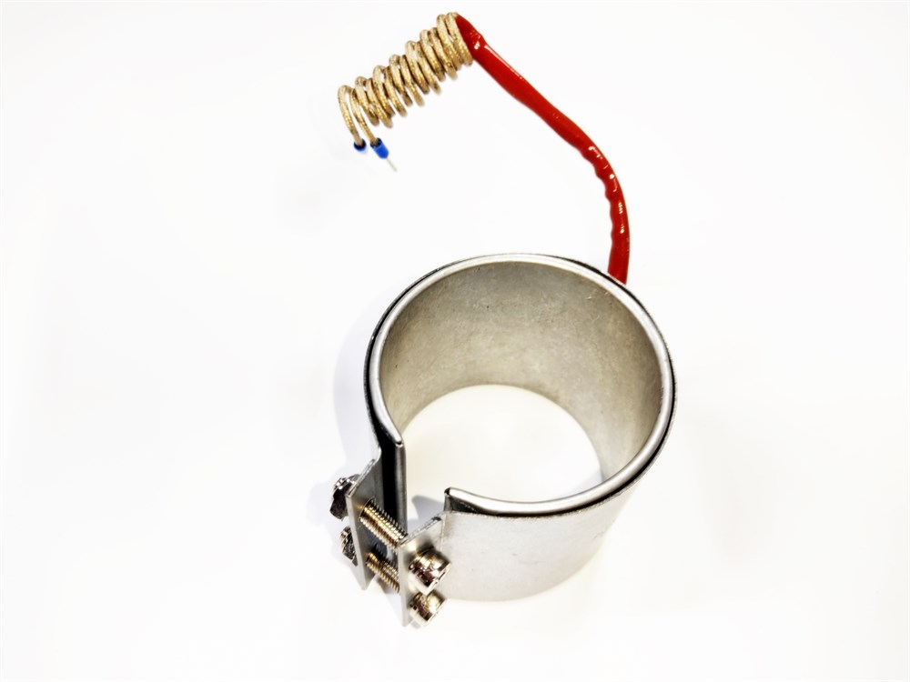 Clamp Nozzle Heater Heating Element 60mm Diameter - 60mm Length - 550W - 220V Armored Cable