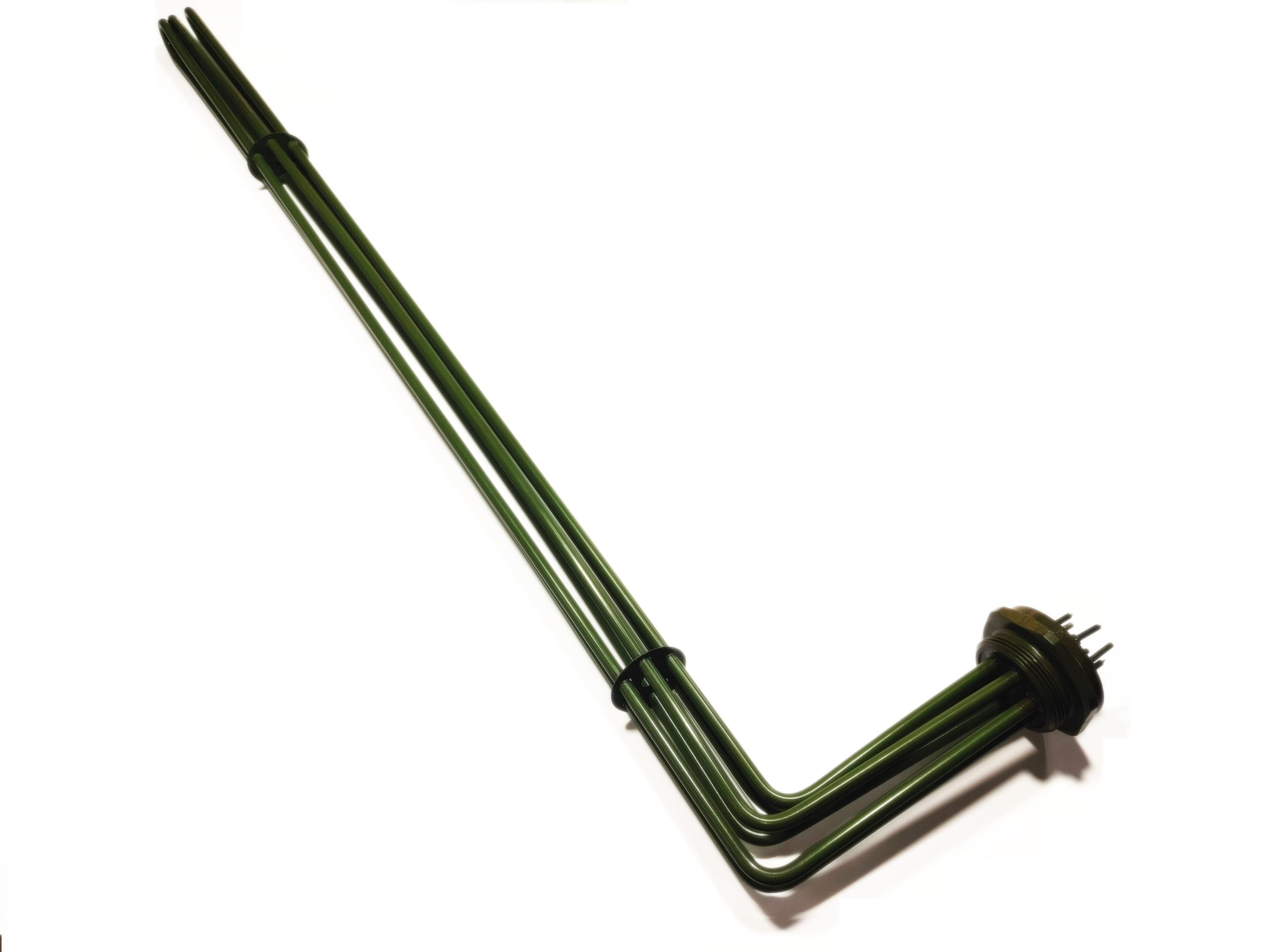 Custom-Made Teflon Coated Heating Element 2 Inch Angled Head 304Cr 90cm 7.5KW Three-Phase
