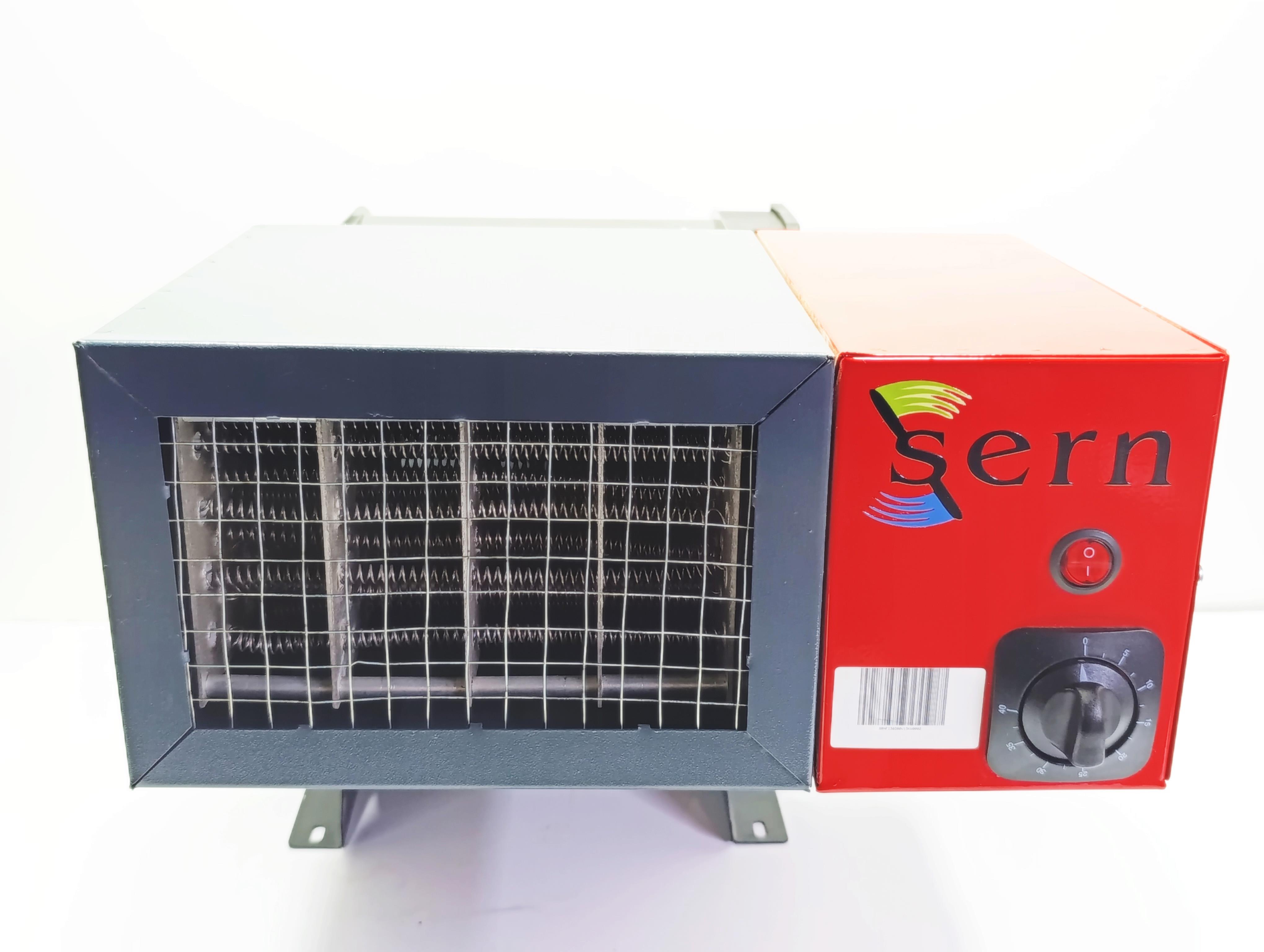 01.FI Series Fan HeatersSERN Electric Fan Heater FI 15 Model 15kW 380V 1350m³/h 120–150m² with ThermostatSERN Electric Fan Heater FI 15 Model 15kW 380V 1350m³/h 120–150m² with Thermostat