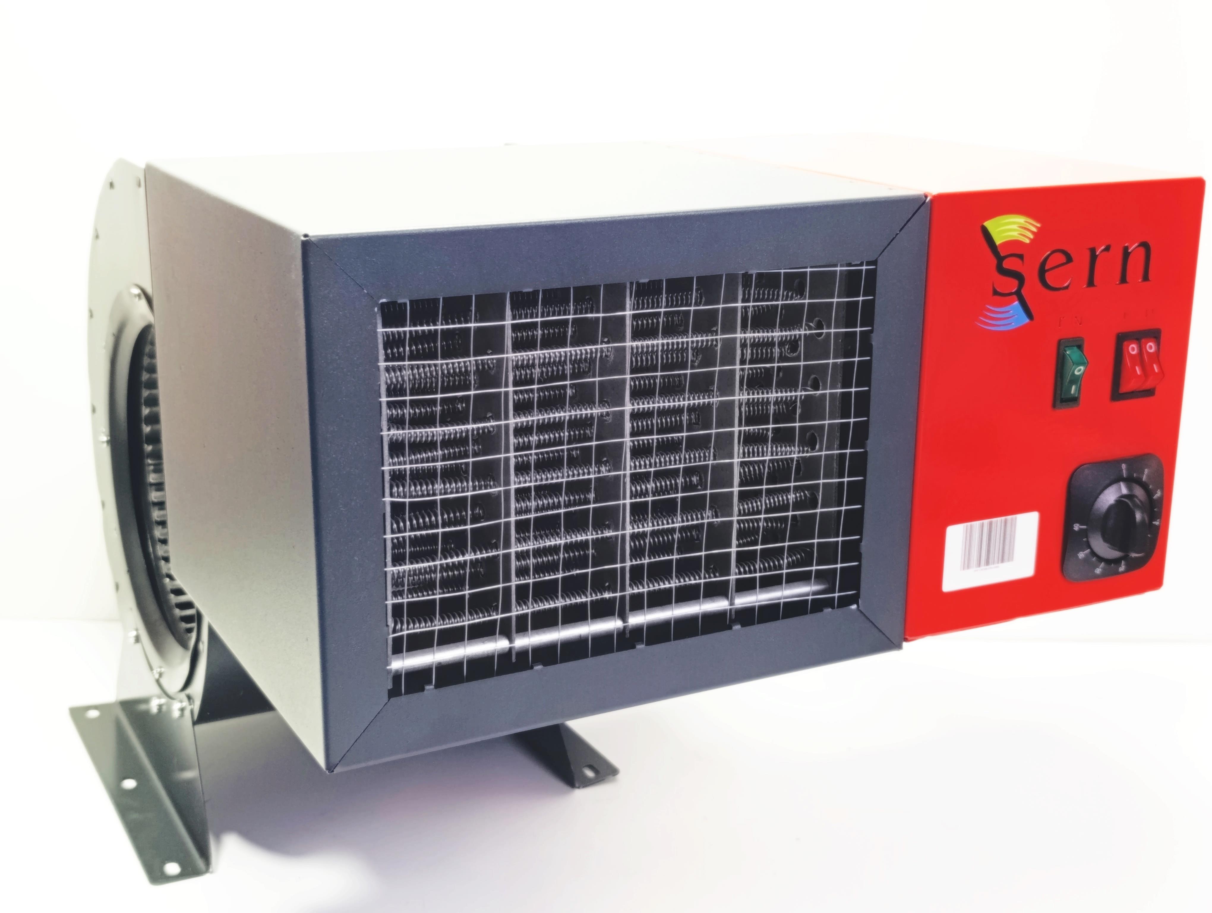 01.FI Series Fan HeatersSERN Electric Fan Heater FI 25 Model 25kW 380V 2200m³/h 250–300m² 2-Stage Heating + Fan + ThermostatSERN Electric Fan Heater FI 25 Model 25kW 380V 2200m³/h 250–300m² 2-Stage Heating + Fan + Thermostat