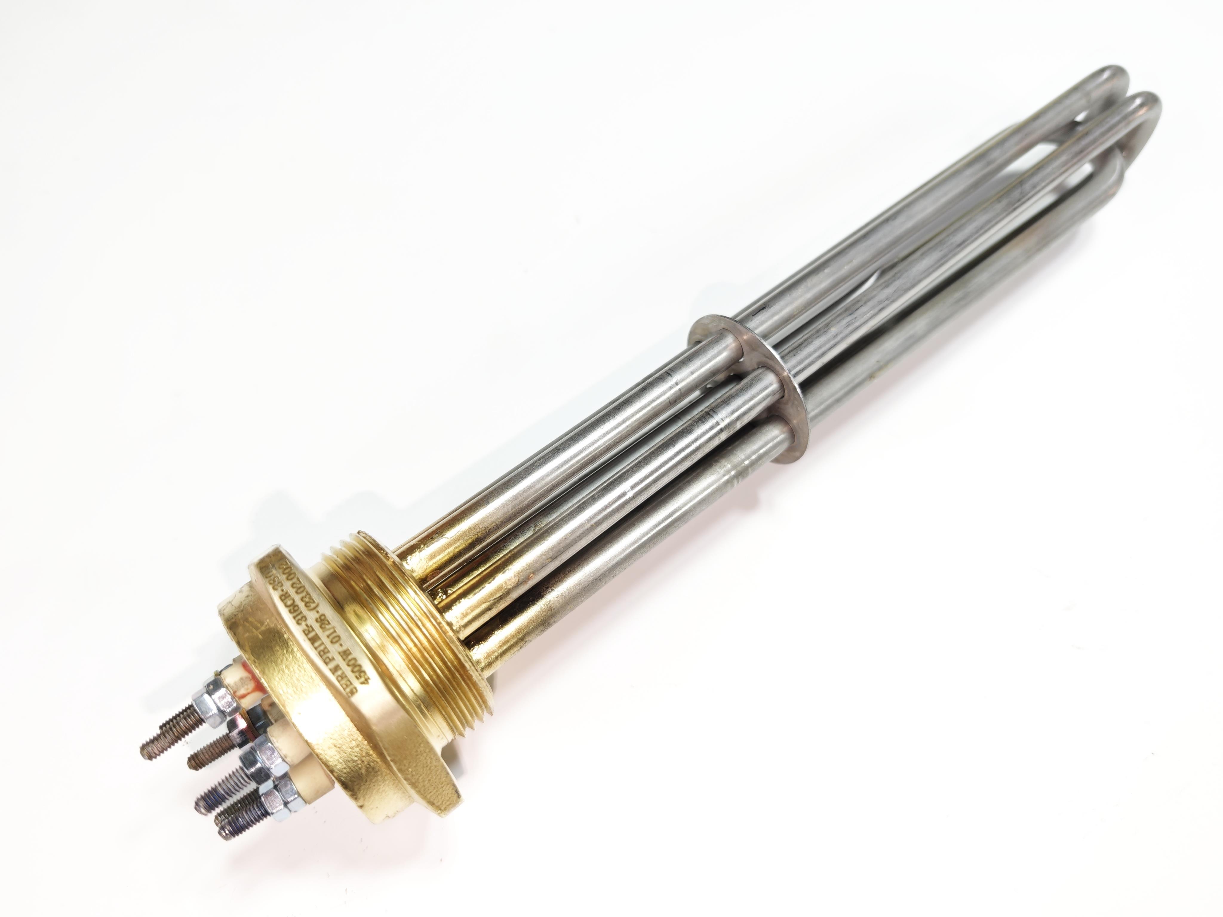 02.316Cr Three-Phase Head HeatersSERN PRIME 1.5 Inch 316 Stainless Steel 4.5KW Three Phase Immersion Heater Head 380V 30cmSERN PRIME 1.5 Inch 316 Stainless Steel 4.5KW Three Phase Immersion Heater Head 380V 30cm